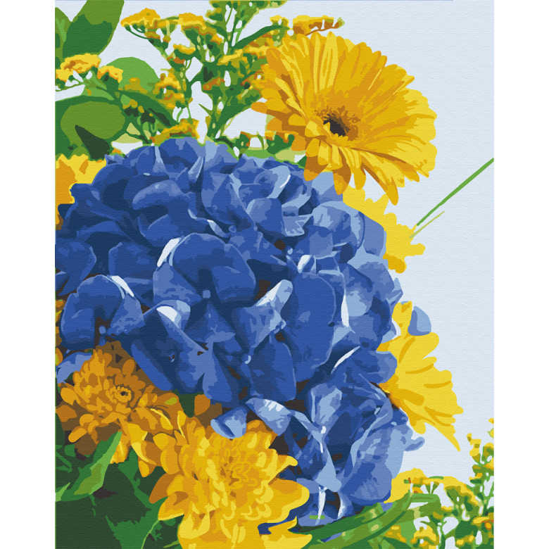 Картина за номерами. Art Craft Гортензія в кольорах 40х50 см 13123-AC ArtCraft Арт:20452