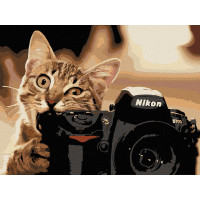 Картина за номерами. Art Craft "Пухнастий фотограф" 40x50 см 11608-AC ArtCraft Арт:15332 Картина за номерами. Art Craft "Пухнастий фотограф" 40x50 см 11608-AC ArtCraft Арт:15332