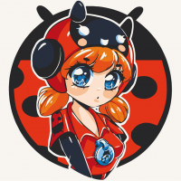 Картина за номерами "Ladybug Bea" Art Craft 15546-AC 30х30 см ArtCraft Арт:21966 Картина за номерами "Ladybug Bea" Art Craft 15546-AC 30х30 см ArtCraft Арт:21966