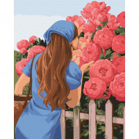Картина за номерами "Ароматні півонії" ©Kira Corporal Ідейка KHO4991 40х50 см Ідейка Арт:26542