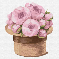 Картина за номерами. "Чарівний букет півоній" 30x30см KHO2350 Ідейка Арт:16555 Картина за номерами. "Чарівний букет півоній" 30x30см KHO2350 Ідейка Арт:16555