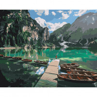 Картина за номерами "Доломітові Альпи" © Roksolana Baran Brushme BS53777 40x50 см  Brushme Арт:39907