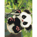 Картина за номерами "Грайлива панда" Brushme RBS51959 40x50 см  Brushme Арт:39892