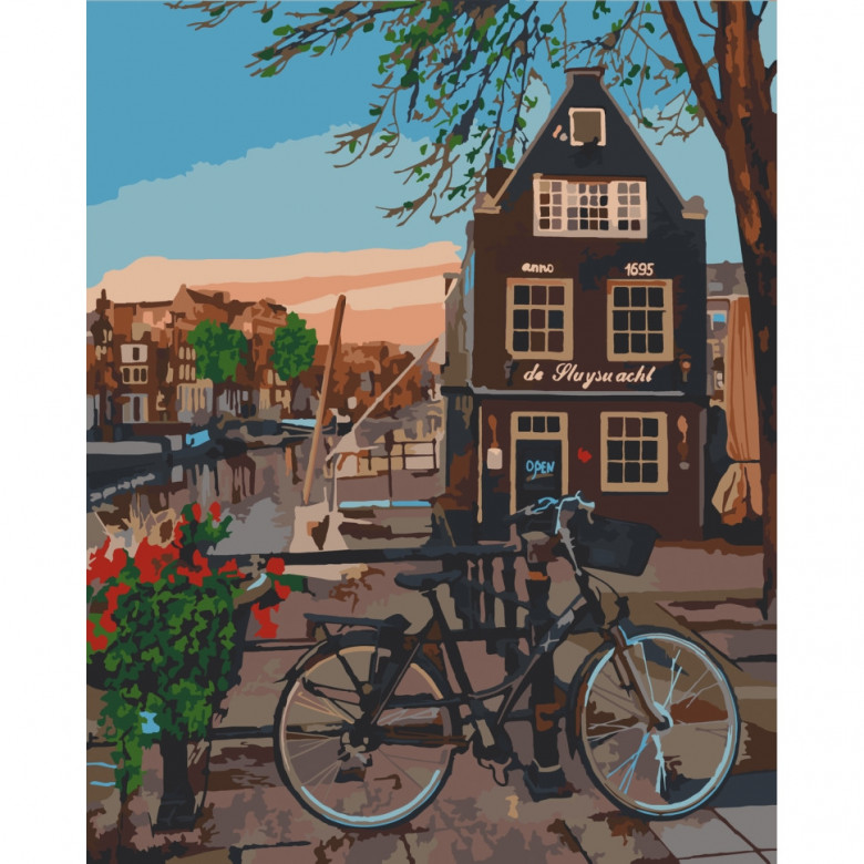 Картина за номерами "Кафе в Амстердамі" Art Craft 10580-AC 40х50 см ArtCraft Арт:21799