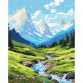 Картина за номерами "Літо в горах" ©art_selena_ua KHO2892 40х50 см Ідейка Арт:34505