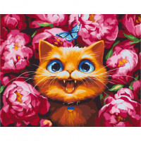 Картина за номерами "Мур в піонах" ©Маріанна Пащук BS53696 Brushme 40х50 см Brushme Арт:31475 Картина за номерами "Мур в піонах" ©Маріанна Пащук BS53696 Brushme 40х50 см Brushme Арт:31475