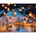 Картина за номерами "Нічні вогні Венеції" BS52867, 40х50см Brushme Арт:36972