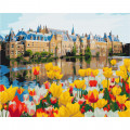 Картина за номерами "Палац в тюльпанах" Brushme BS30195 40х50 см Brushme Арт:29116