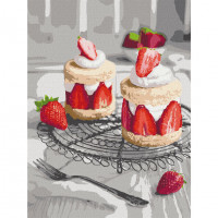 Картина за номерами "Полунична насолода" Ідейка KHO5605 30х40 см Ідейка Арт:25642 Картина за номерами "Полунична насолода" Ідейка KHO5605 30х40 см Ідейка Арт:25642