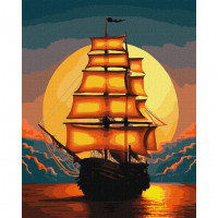 Картина за номерами "Помаранчеві вітрила" ©art_selena_ua Ідейка KHO2777 40х50 см Ідейка Арт:33500
