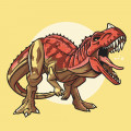 Картина за номерами "Цератозавр" 30х30 см 15012-AC Art Craft  ArtCraft Арт:32891