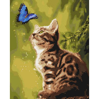 Картина за номерами. "Загадкова метелик" KHO4150, 40х50 см Ідейка Арт:11301 Картина за номерами. "Загадкова метелик" KHO4150, 40х50 см Ідейка Арт:11301