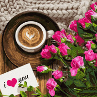 Картина за номерами."Найкращий ранок" Ідейка KHO3205 40х40см Ідейка Арт:26032 Картина за номерами."Найкращий ранок" Ідейка KHO3205 40х40см Ідейка Арт:26032