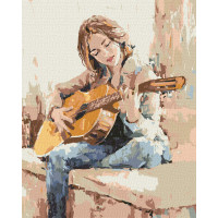 Картина за номерами  "Струни душі" Ідейка KHO4903 40х50 см Ідейка Арт:25973