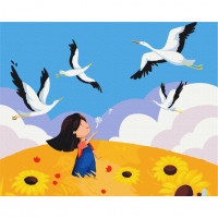 Картина за номерами "Дитяча мрія" ©Валентина Дуван Brushme BS53172 40х50 см Brushme Арт:30685