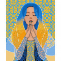 Картина за номерами "З благанням у серці" ©mosyakart Ідейка KHO2678 40х50 см Ідейка Арт:29447