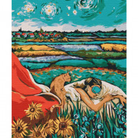 Картина за номерами "Зоряна Одрі" Brushme BS51588 40х50 см Brushme Арт:30676