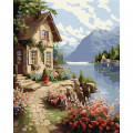 Картина за номерами "Будиночок садівниці" ©art_selena_ua  KHO6326 40х50 см Ідейка Ідейка Арт:31806