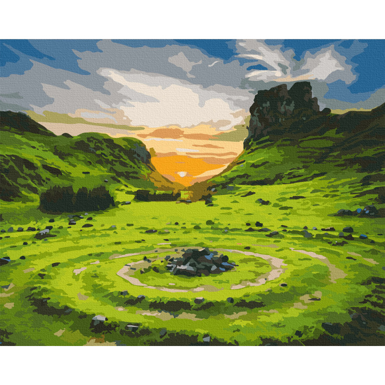 Картина за номерами. Art Craft "Долина Фей. Шотландія" 40x50 см 10511-AC ArtCraft Арт:15144