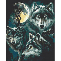 Картина за номерами. Art Craft Сім'я вовків 40х50 см 11640-AC ArtCraft Арт:20482 Картина за номерами. Art Craft Сім'я вовків 40х50 см 11640-AC ArtCraft Арт:20482
