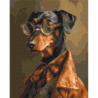 Картина за номерами "Чотирилапий джентельмен" Brushme BS53933 40x50 см  Brushme Арт:39945