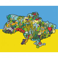 Картина за номерами "Квітуча Україна" 10590 40х50 см Bambi Арт:24194 Картина за номерами "Квітуча Україна" 10590 40х50 см Bambi Арт:24194