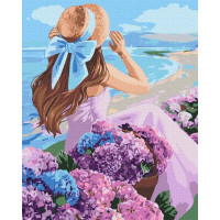 Картина за номерами "Квітуче узбережжя" ©Kira Corporal Ідейка KHO4975 40х50 см Ідейка Арт:26265