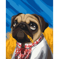 Картина за номерами "Мопс у вишиванц" @Pollypop92 11511-AC 40х50 см ArtCraft Арт:33774 Картина за номерами "Мопс у вишиванц" @Pollypop92 11511-AC 40х50 см ArtCraft Арт:33774