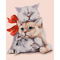 Картина за номерами "Пухнасті подарунки @ Ольга Ведутова" BS52896, 40х50см Brushme Арт:36973 Картина за номерами "Пухнасті подарунки @ Ольга Ведутова" BS52896, 40х50см Brushme Арт:36973