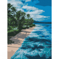 Картина за номерами "Райська набережна" Brushme RBS51424 40x50 см  Brushme Арт:39893