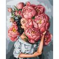 Картина за номерами "У хмарі півонії" @ Mykhailyshyna Daria Brushme BS53067 40х50 см Brushme Арт:27136