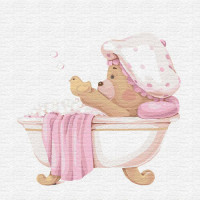 Картина за номерами. "Веселе купання" 30x30см KHO2352 Ідейка Арт:16557