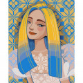 Картина за номерами "Вільна" ©mosyakart Ідейка KHO4956 40х50 см Ідейка Арт:25974