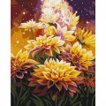 Картина за номерами "Космічні квіти" © Anna Steshenkо Brushme BS53568 40х50 см Brushme Арт:30389