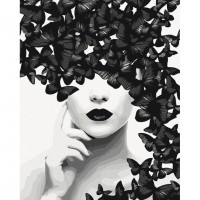 Картина за номерами "Загадка метеликів" Brushme BS52163 40х50 см Brushme Арт:30318