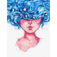 Картини за номерами "Зоряна уява" Ідейка KHO4944 30х40см Ідейка Арт:25331