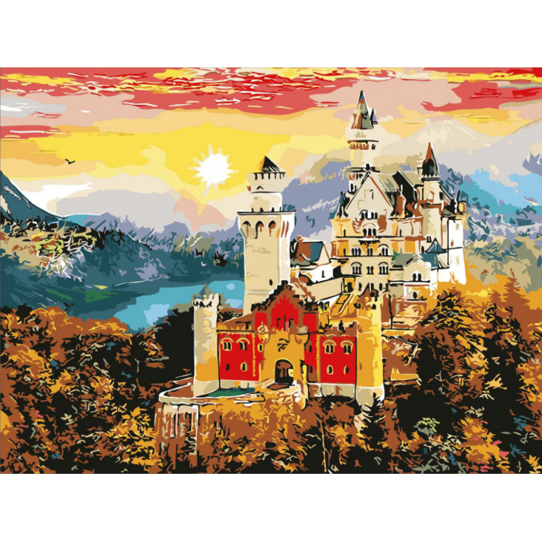 Картина за номерами. Art Craft "Осінній замок" 10602 ArtCraft Арт:14312
