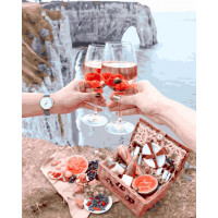 Картина за номерами. Brushme "Брекфест біля скель" GX27953, 40х50 см Brushme Арт:9095