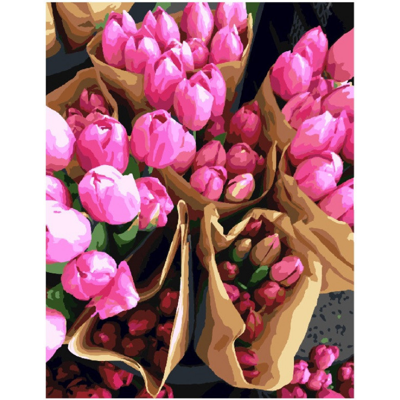 Картина за номерами. Brushme "Голландські тюльпани" GX7520 Brushme Арт:9298