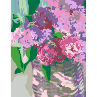 Картина за номерами. Rosa "Ніжні гіацинти" N00013294, 35х45 см Rosa Арт:12892