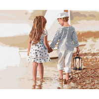 Картина за номерами. Діти "Дружба" KHO2328, 40х50 см Ідейка Арт:8456 Картина за номерами. Діти "Дружба" KHO2328, 40х50 см Ідейка Арт:8456