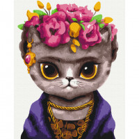 Картина за номерами "Киця Фріда" © Маріанна Пащук Brushme BS53119 40x50 см Brushme Арт:39873 Картина за номерами "Киця Фріда" © Маріанна Пащук Brushme BS53119 40x50 см Brushme Арт:39873