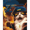 Картина за номерами "Котик повстанець" © Маріанна Пащук Brushme BS53120 40х50 см Brushme Арт:27146