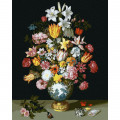 Картина за номерами "Квіткова симфонія" © Ambrosius Bosschaert de Oude Ідейка KHO3210 40х50 см Ідейка Арт:25576
