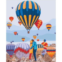 Картина за номерами. Люди "Повітряні мрії" KHO4503, 40х50 см Ідейка Арт:8182