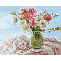 Картина за номерами "Натюрморт біля моря" ©Юлія Томеско Ідейка KHO5609 40х50 см Ідейка Арт:25643 Картина за номерами "Натюрморт біля моря" ©Юлія Томеско Ідейка KHO5609 40х50 см Ідейка Арт:25643