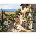 Картина за номерами "Пейзажі Тоскани" KHO2232, 40x50 см Ідейка Арт:7898
