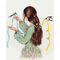 Картина за номерами "Політ свободи" © Alla Berezovska BS53100, 40х50см Brushme Арт:36975