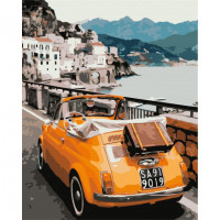 Картина за номерами "Ретро автомобіль" Brushme BS39476 40х50 см Brushme Арт:29118