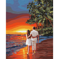 Картина за номерами. "Романтика на узбережжі" 40x50см KHO4741 Ідейка Арт:16060